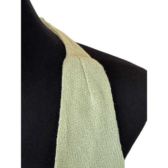 New LULU’S Women's Destinations Light Green Faux-Wrap Halter Bodysuit Size XS - Picture 8 of 11